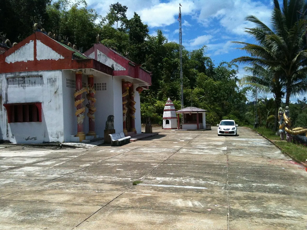Old building in Phukhao Thong, Sukhirin District, Narathiwat