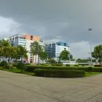 Buildings near IMPACT Arena in Nonthaburi