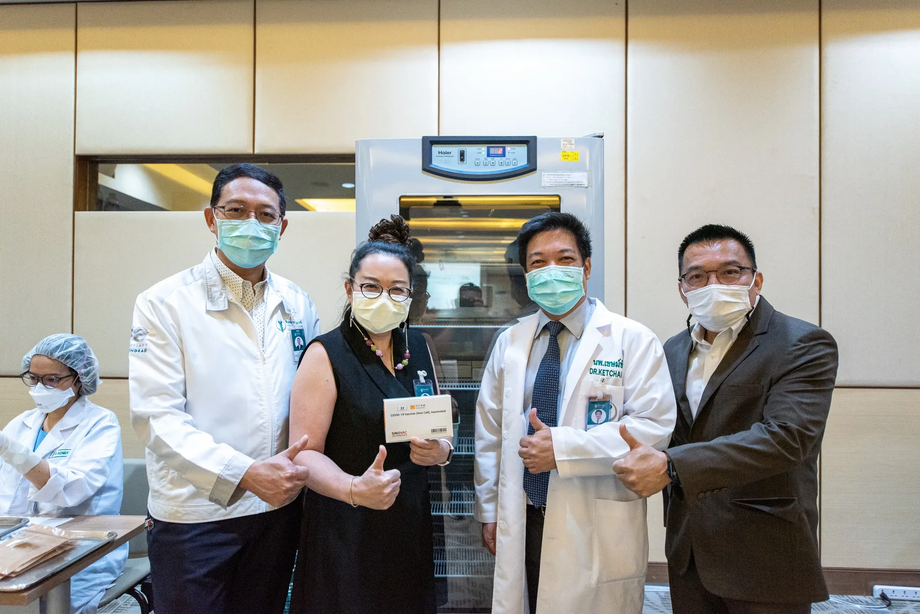 Bumrungrad ensures medical personnel are ready to care for the people, ready to support government efforts to stand together in the fight against COVID-19