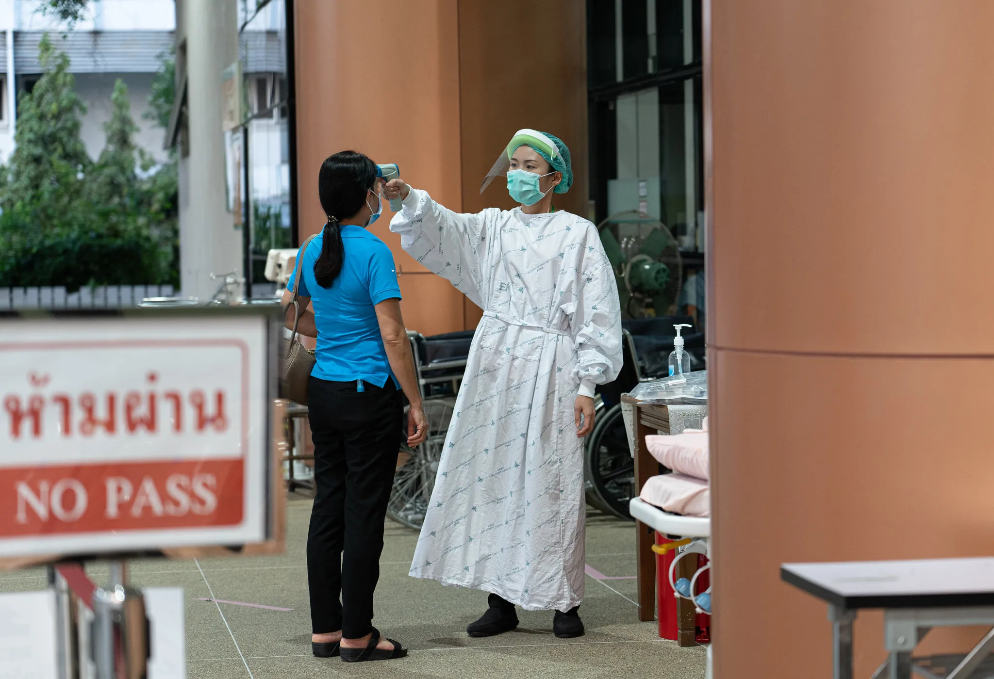 COVID-19 temperature screening in Thailand