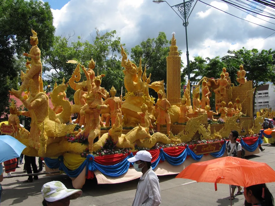 Candle Festival in Ubon Ratchathani, Isan