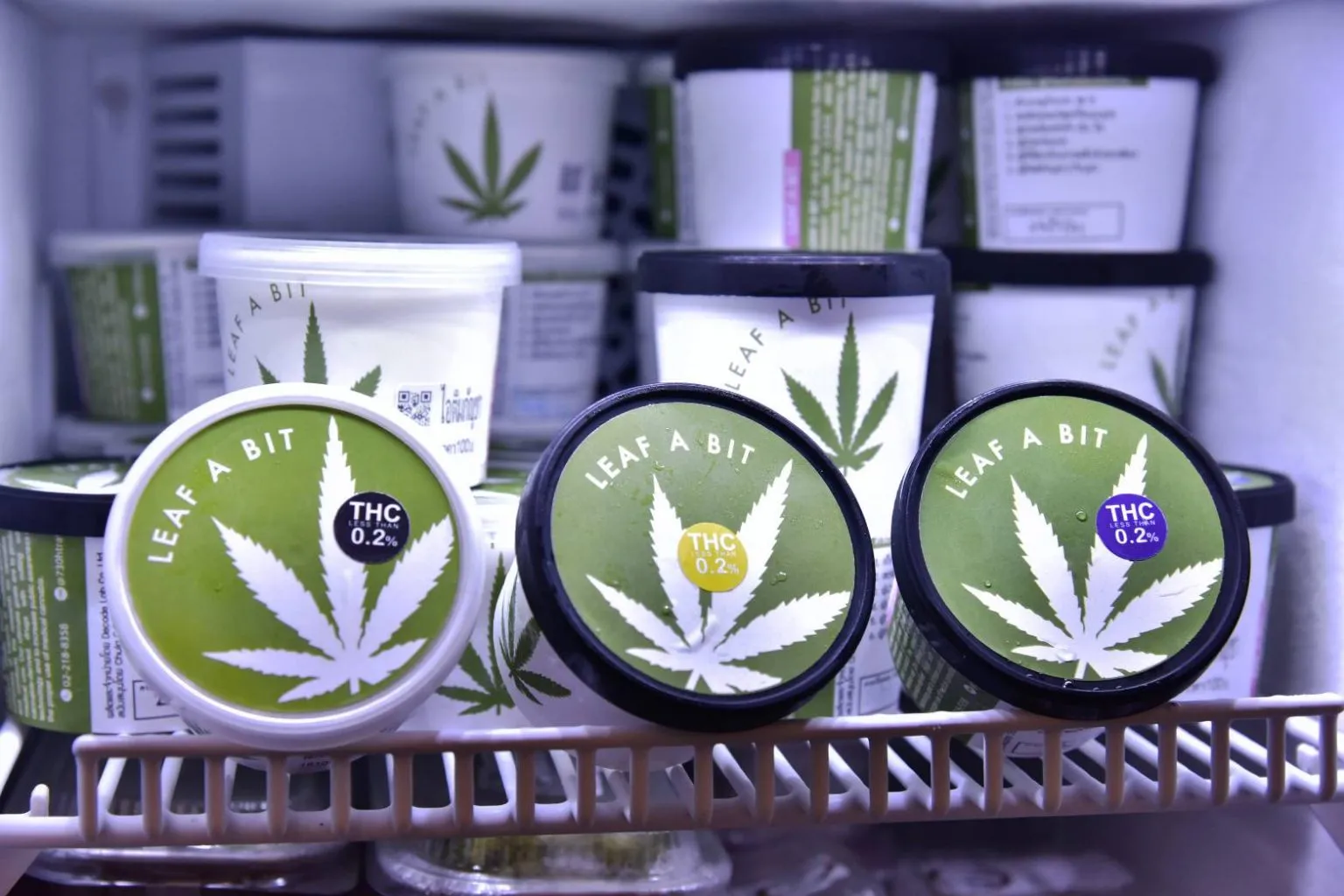 Cannabis ice cream.