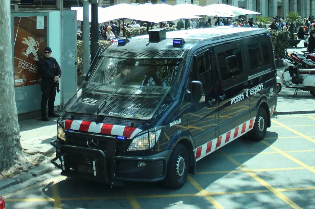 Catalan Police Mossos d'Esquadra Mercedes Benz Sprinter