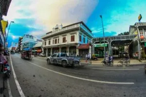 Traffic in Chiang Mai city