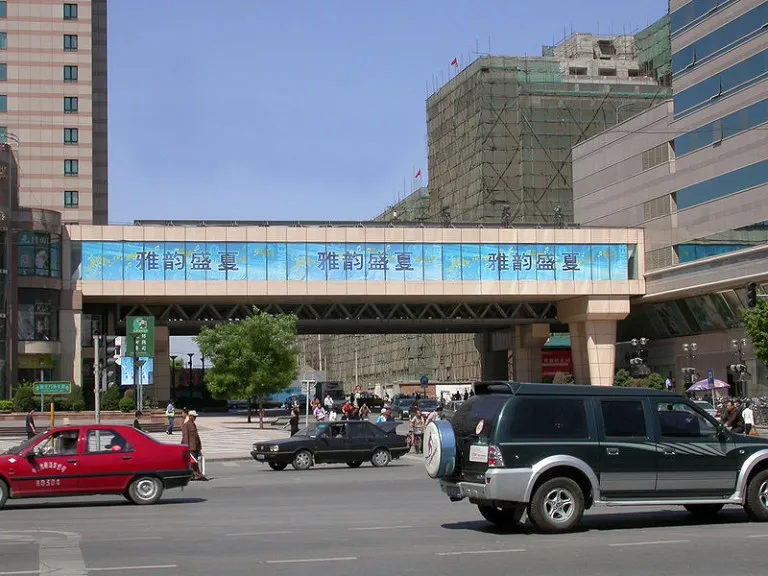 Vehicles on the road in China