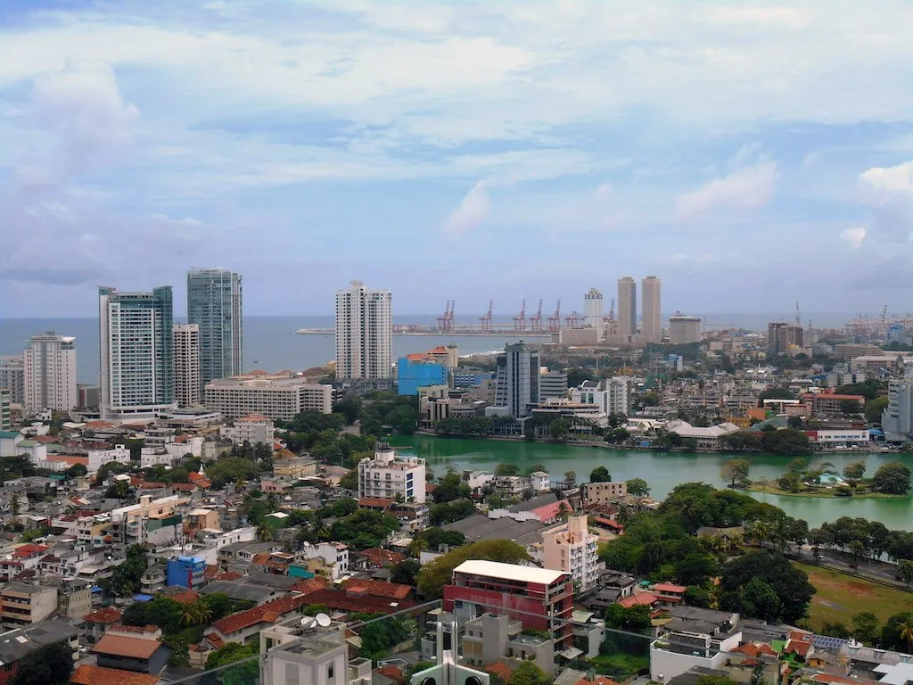 Colombo City in Sri Lanka