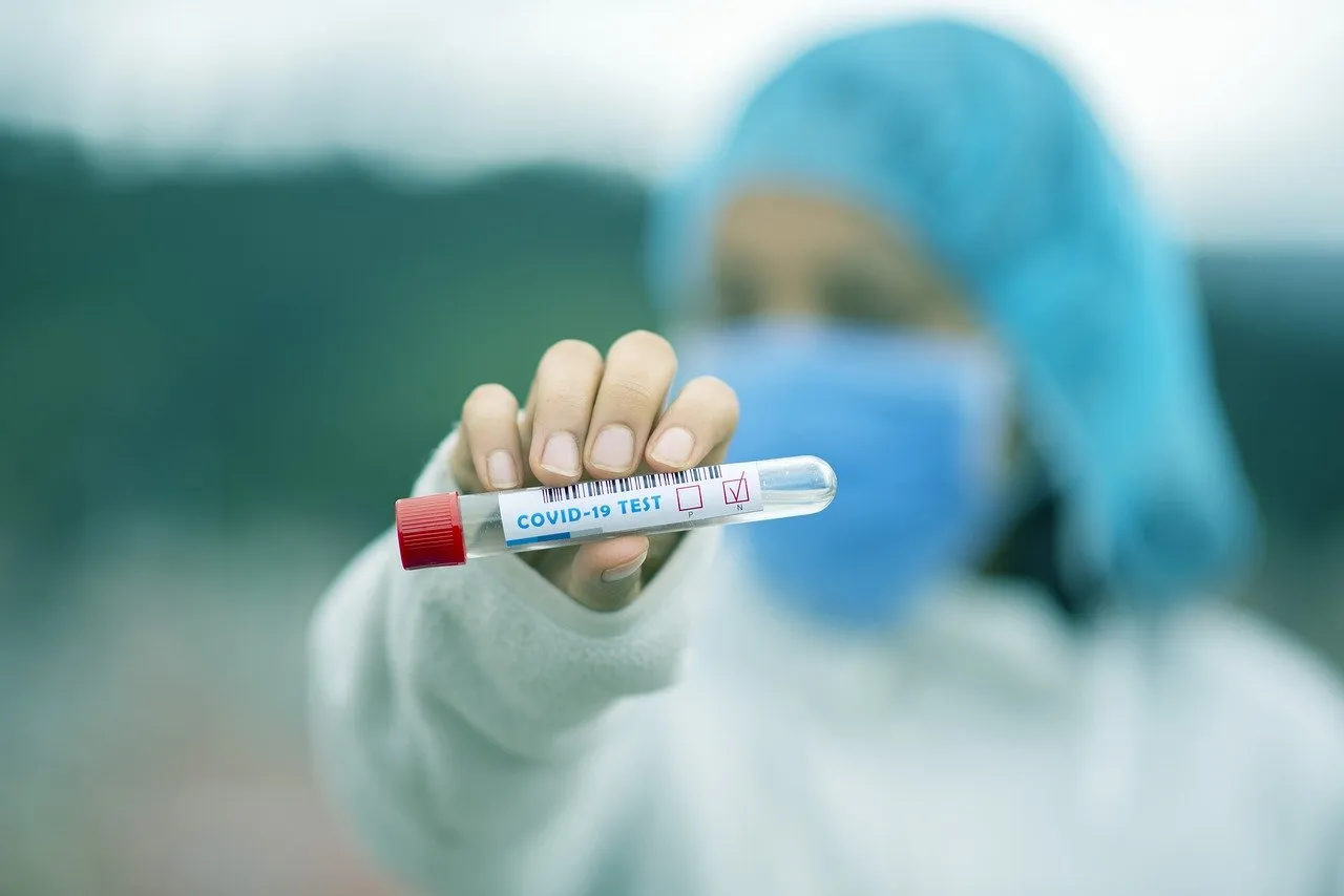 Coronavirus (Covid-19) test tube