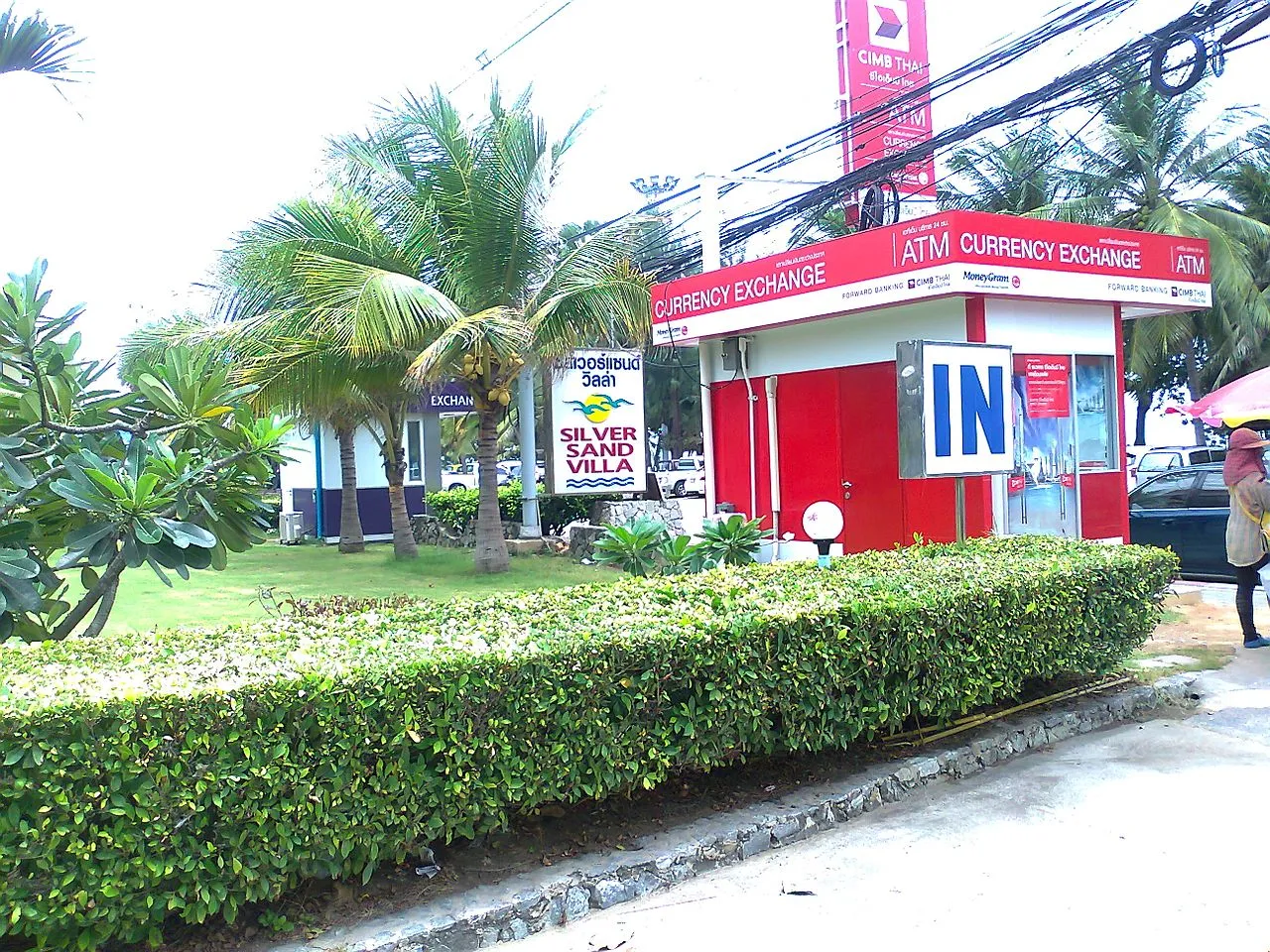 Currency exchange boot in Nakluea, Banglamung District, Chonburi