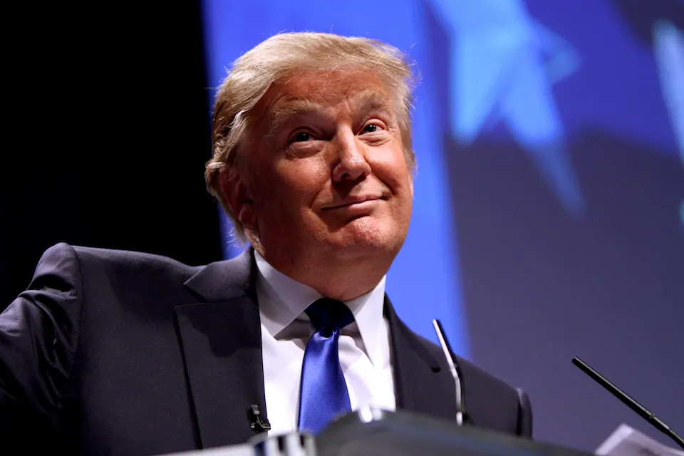 Donald Trump speaking at CPAC in Washington D.C.
