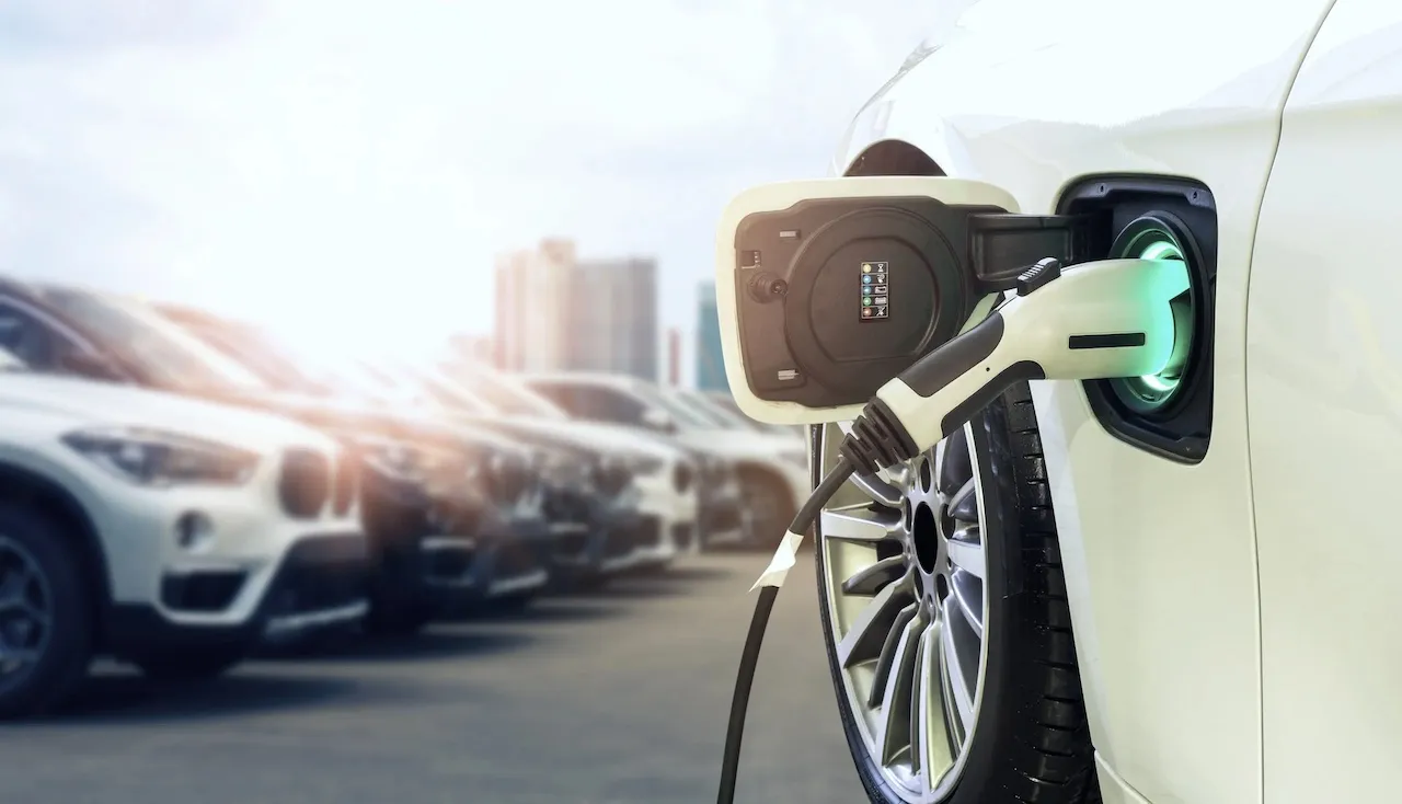 EVme EV rental charging battery.