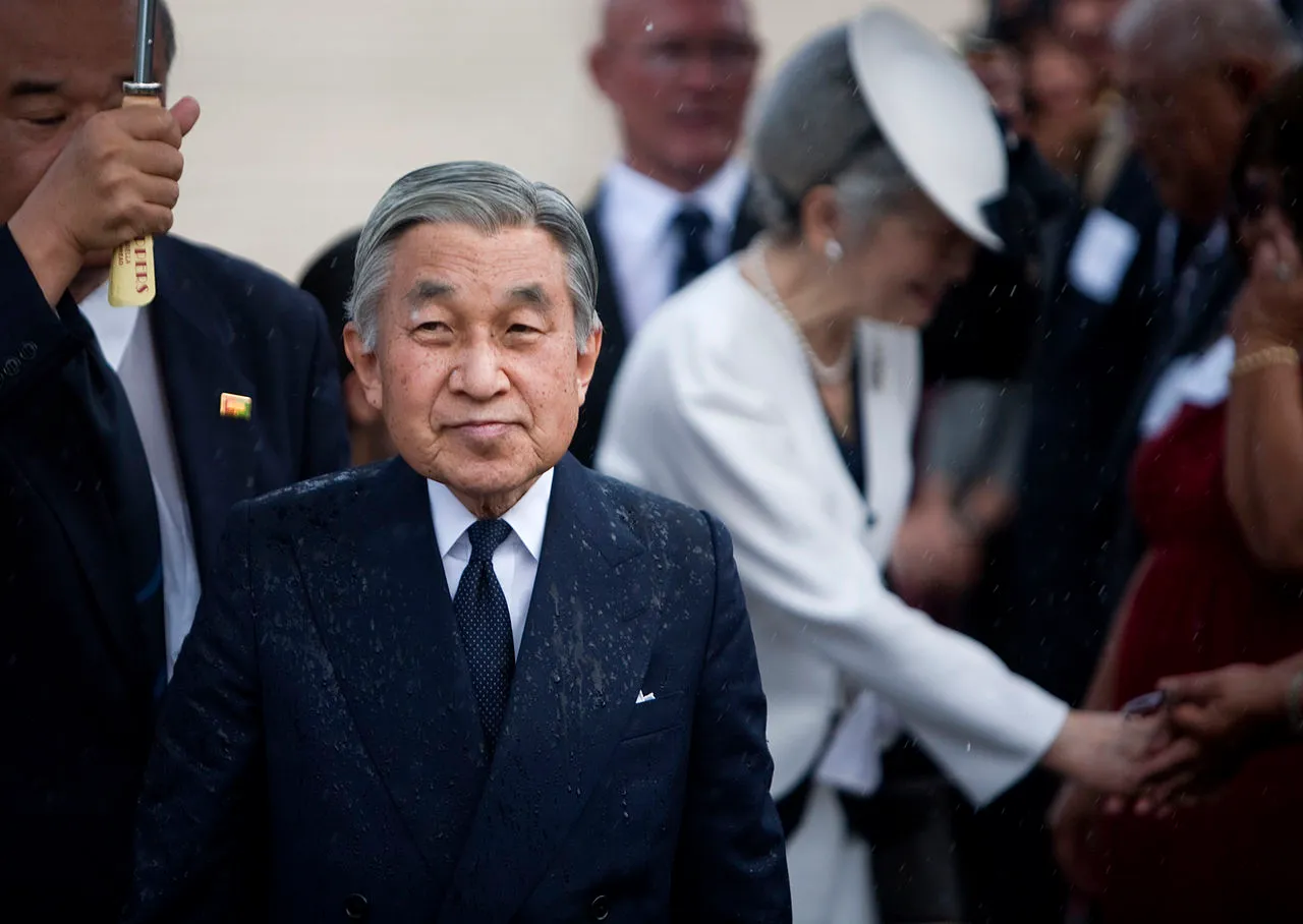 Emperor Akihito and Empress Michiko of Japan in 2009