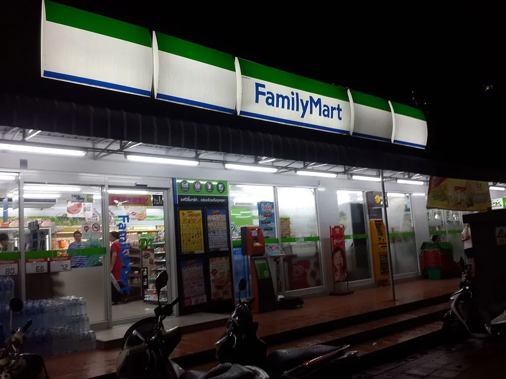 FamilyMart convenience store on Pattaya Beach Road