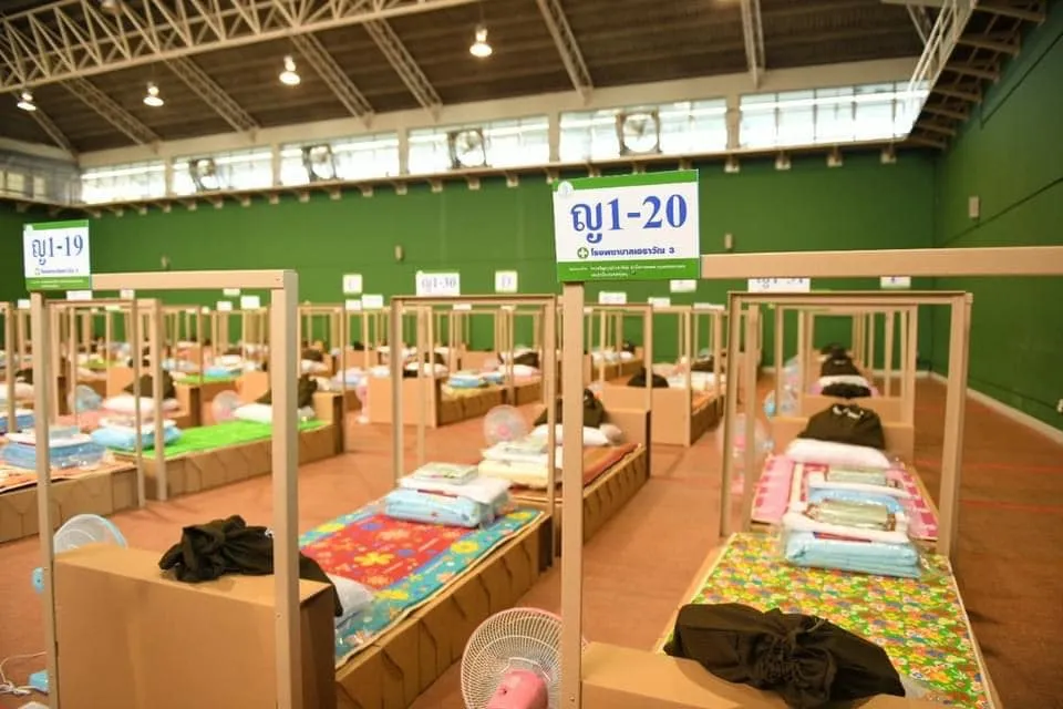 COVID-19 field hospital to provide urgent care and assistance to people in Bangkok