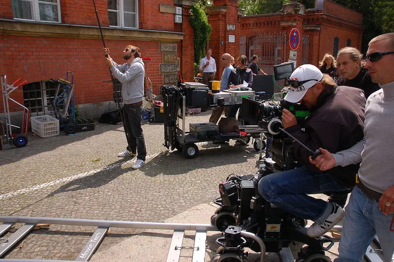 Filming an episode