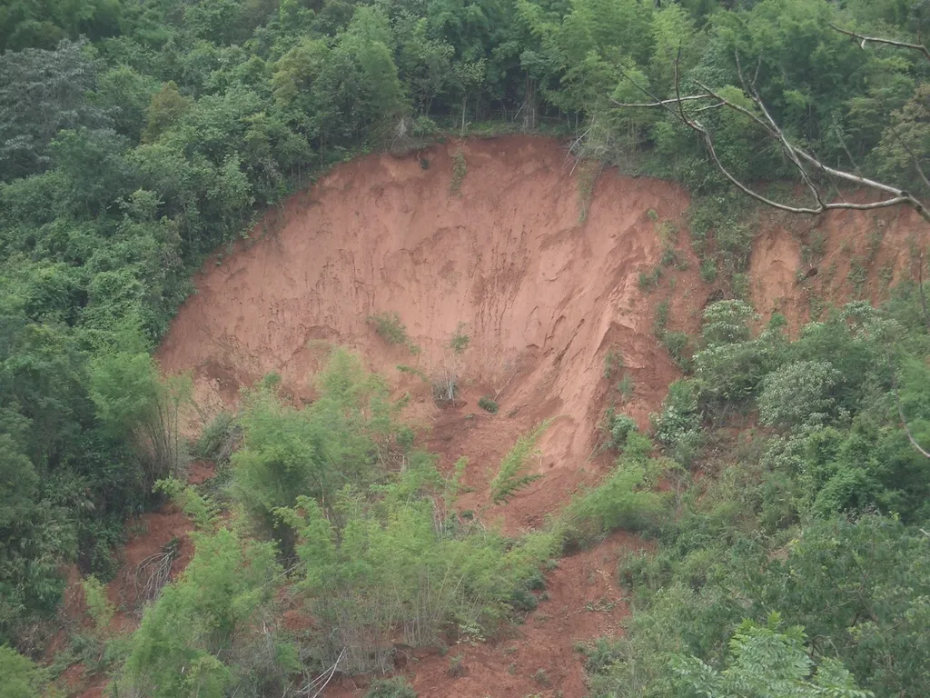 Landslide in Doi Pui, Chiang Mai