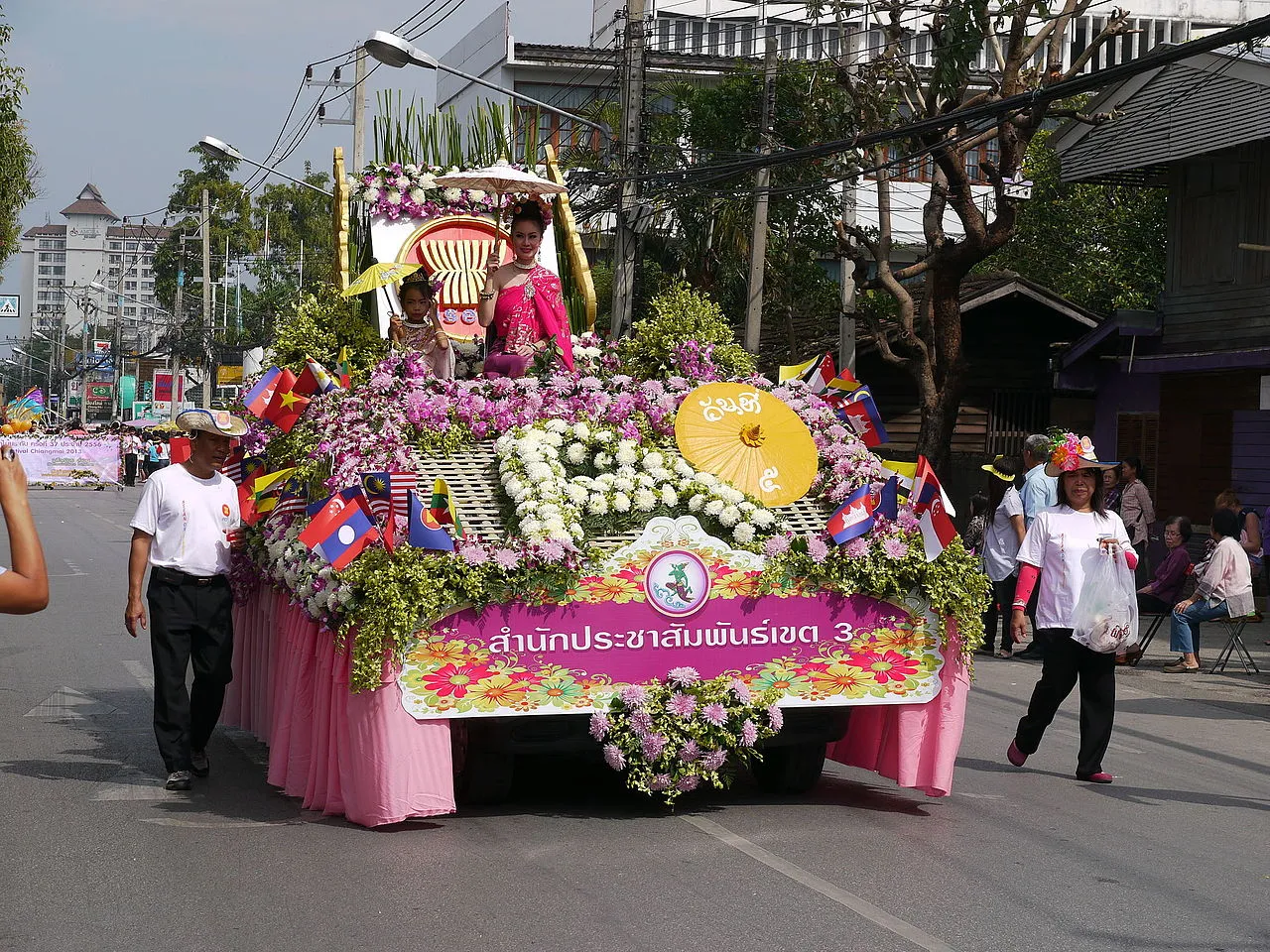 Flower Festival in Chiang Mai.