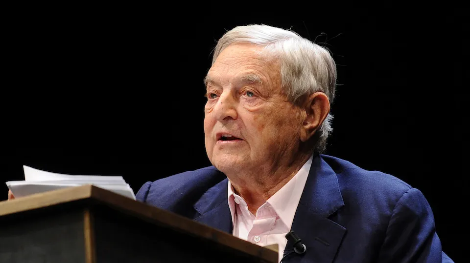 George Soros, a Hungarian billonaire responsible for the mass Muslim immigration in Europe