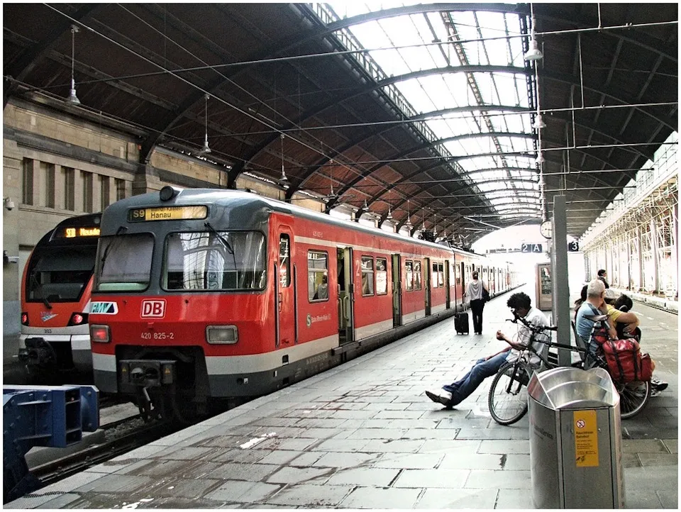 Mainz Central Railway Station in Germany