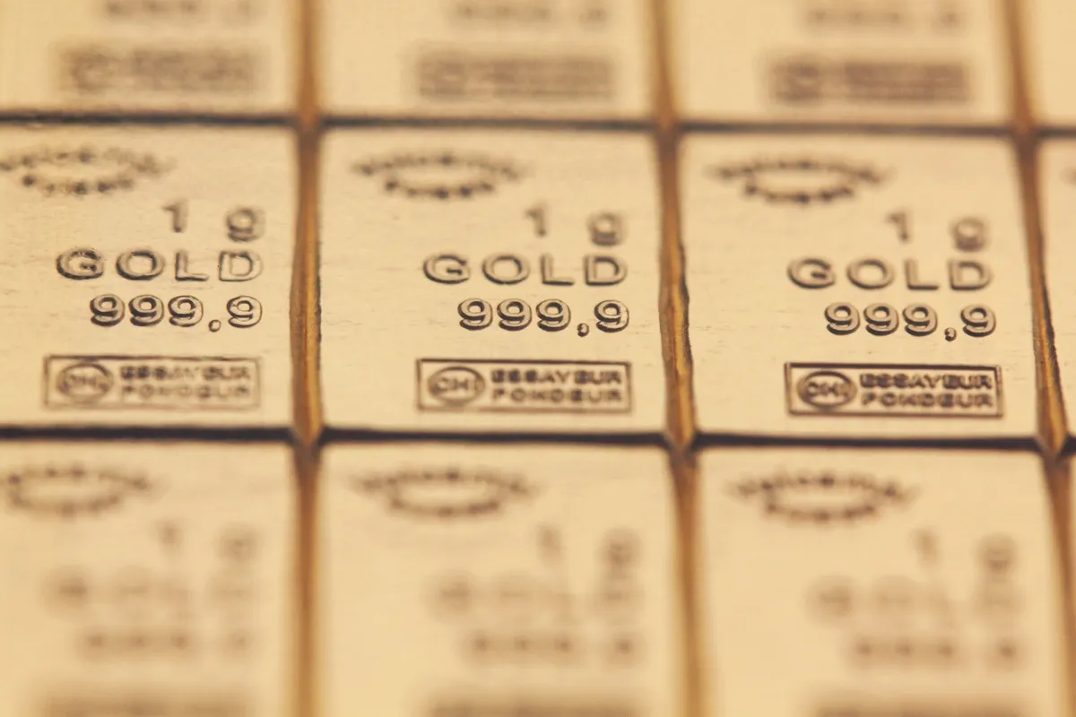 Gold bars.