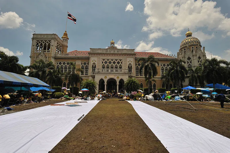 The Government House of Thailand seized by PAD members