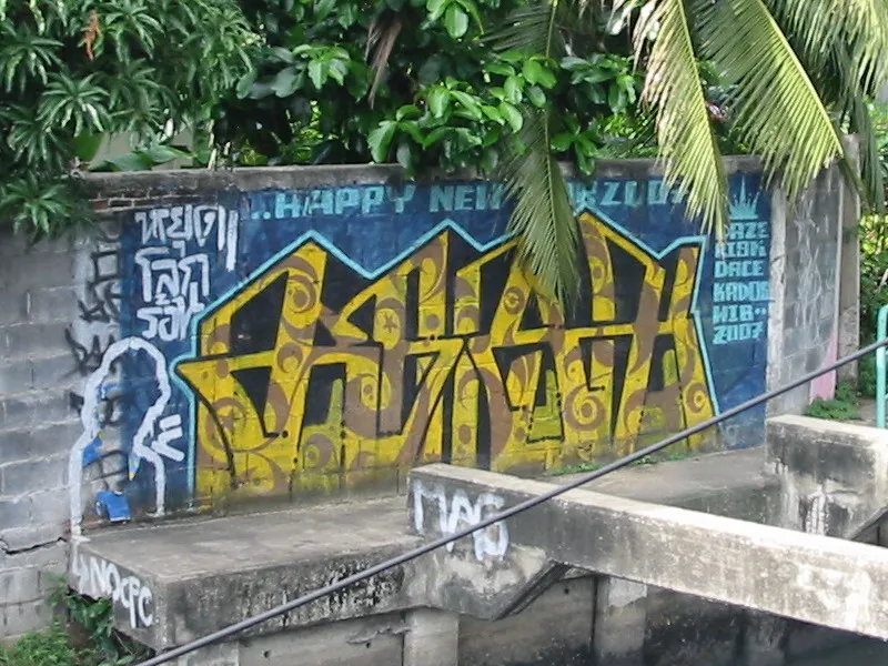 Graffiti in Bangkok, Thailand