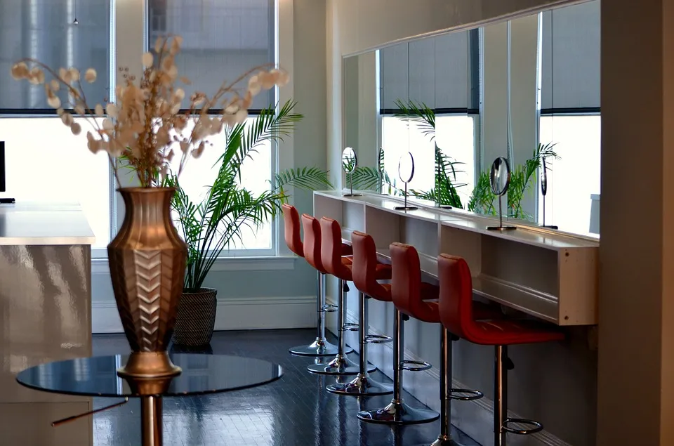 Hair salon decoration