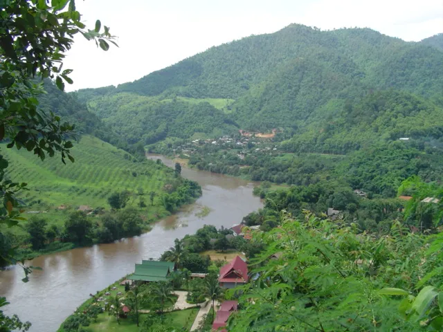 Hills between Chiang Mai and the border with Myanmar