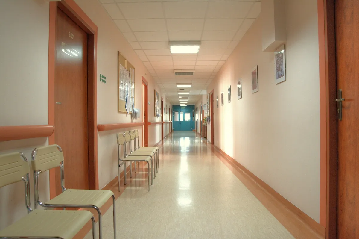 Waiting room in hospital.