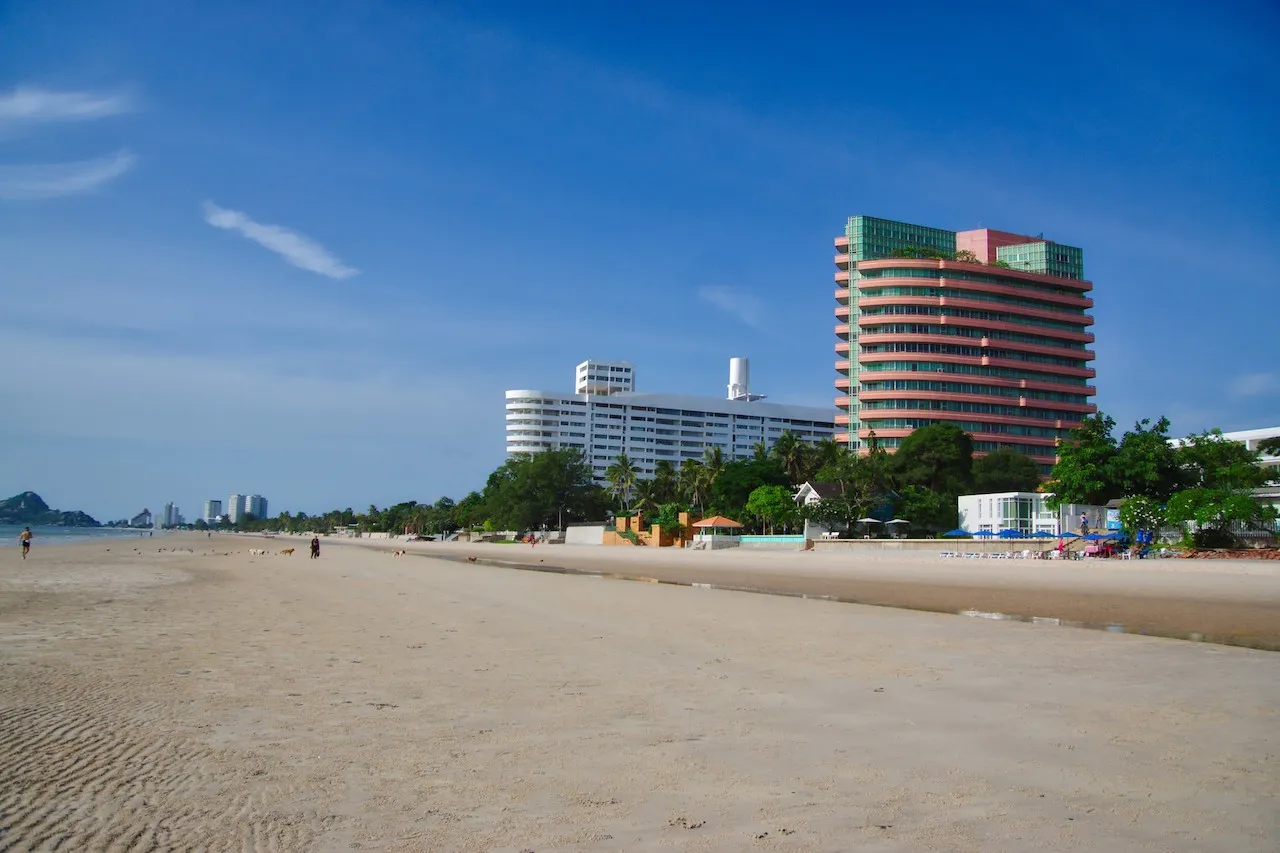 Beach in Hua Hin, Prachuap Khiri Khan province