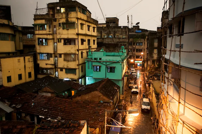Street traffic in Kolkata