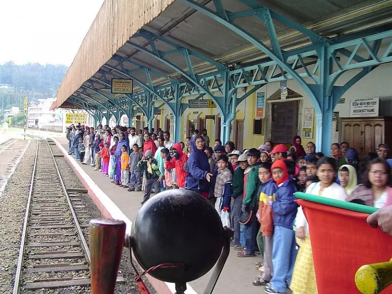 Nilgiri Ooty railway station in India