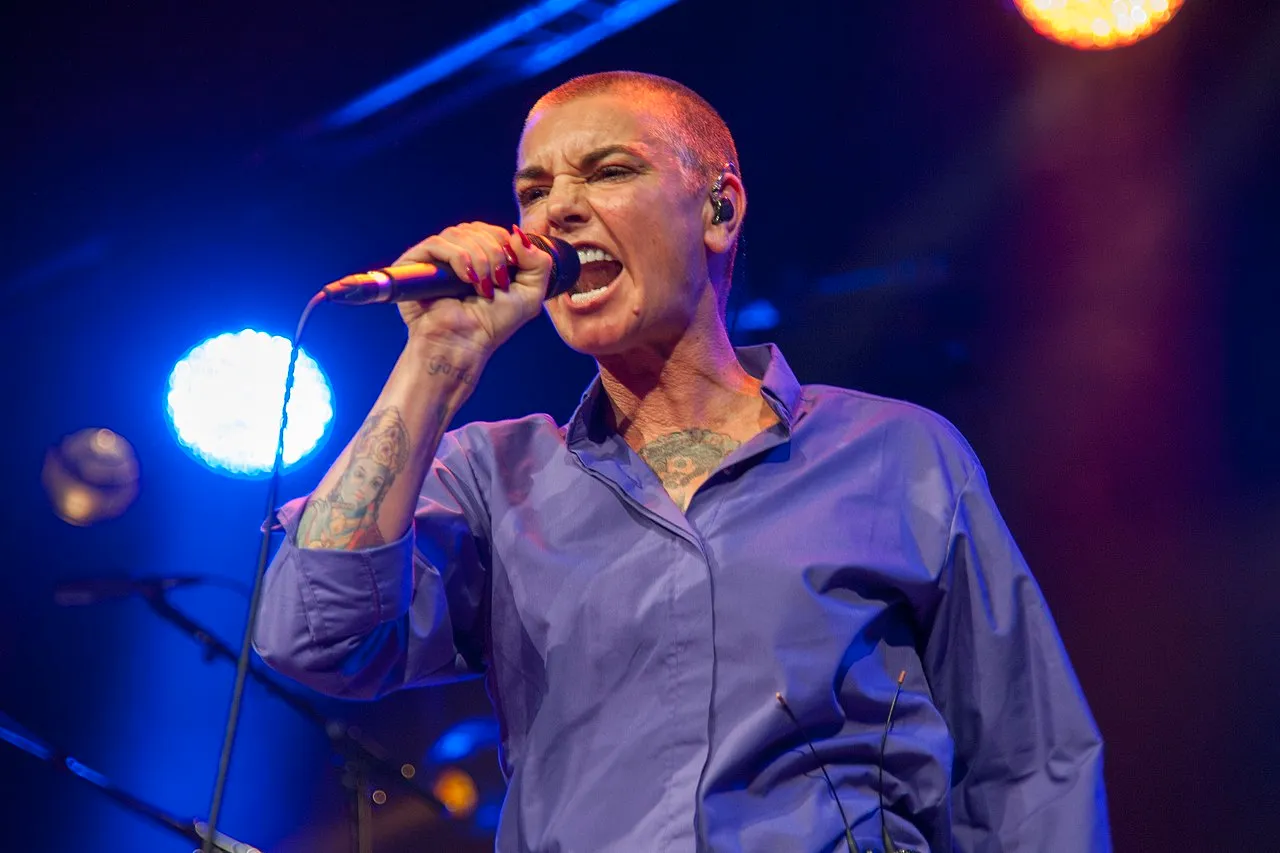 Irish singer Sinead O'Connor.