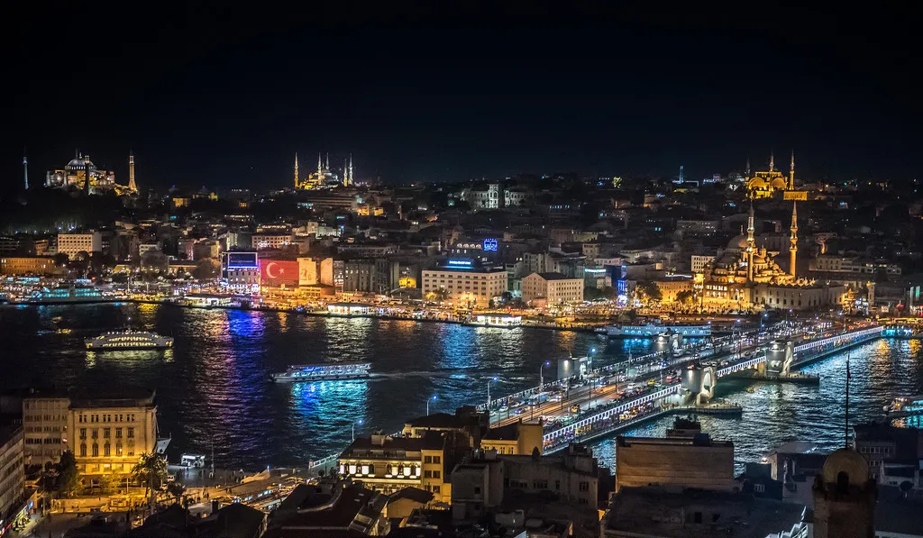 Istanbul by Night, Turkey