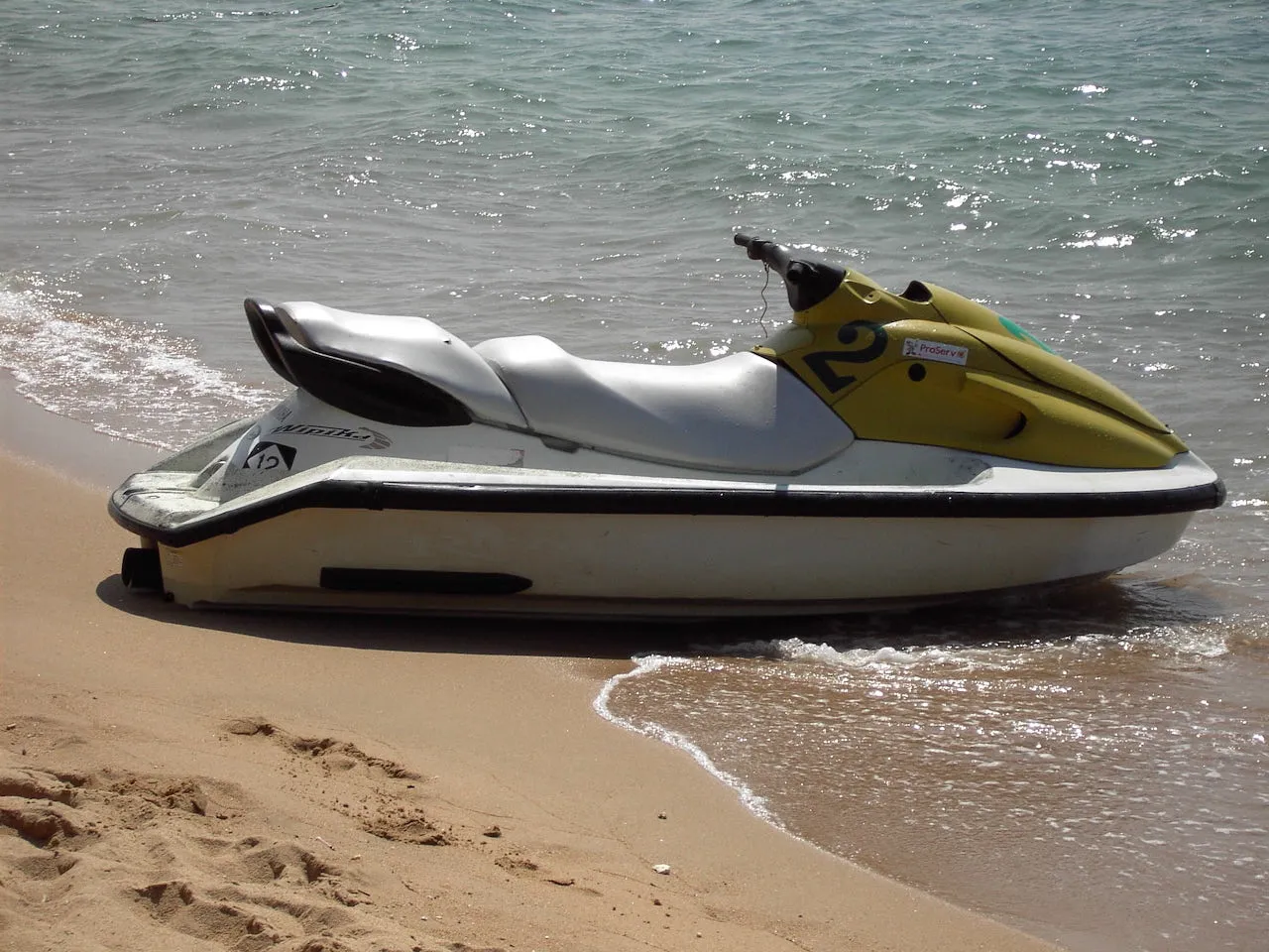 A jet ski in Pattaya Beach