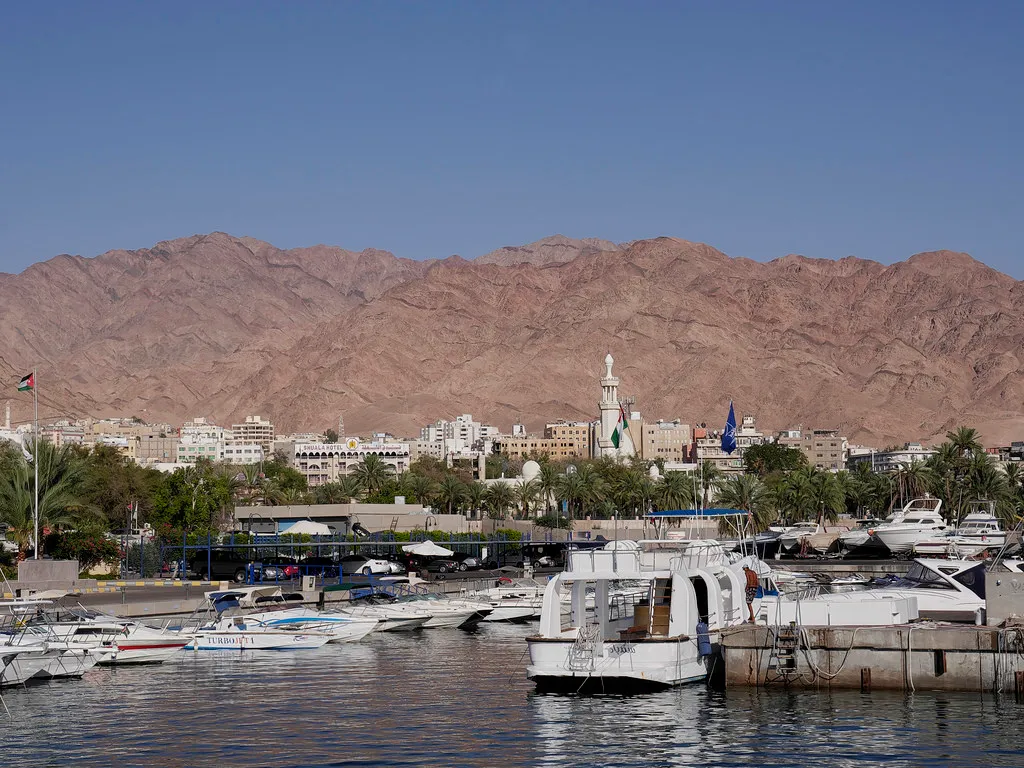 The Aqaba port in Jordan