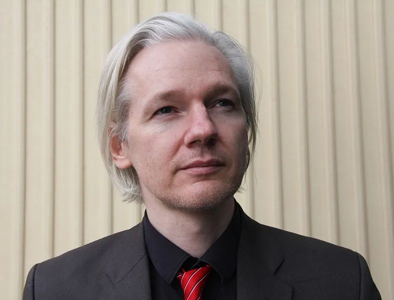 Julian Assange in Norway on March 2010