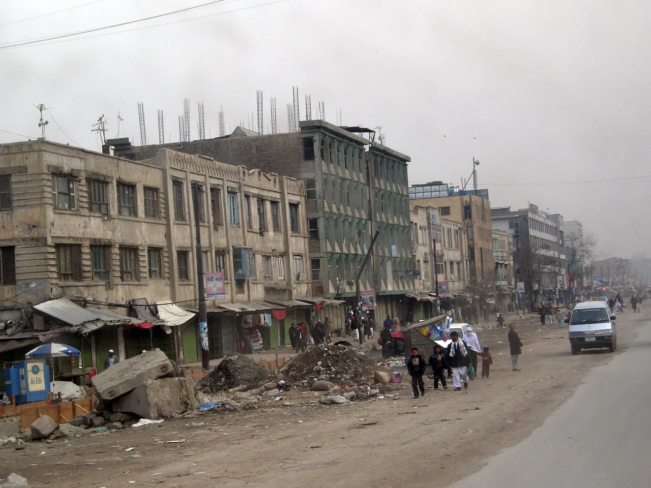 Kabul Downtown in Afghanistan