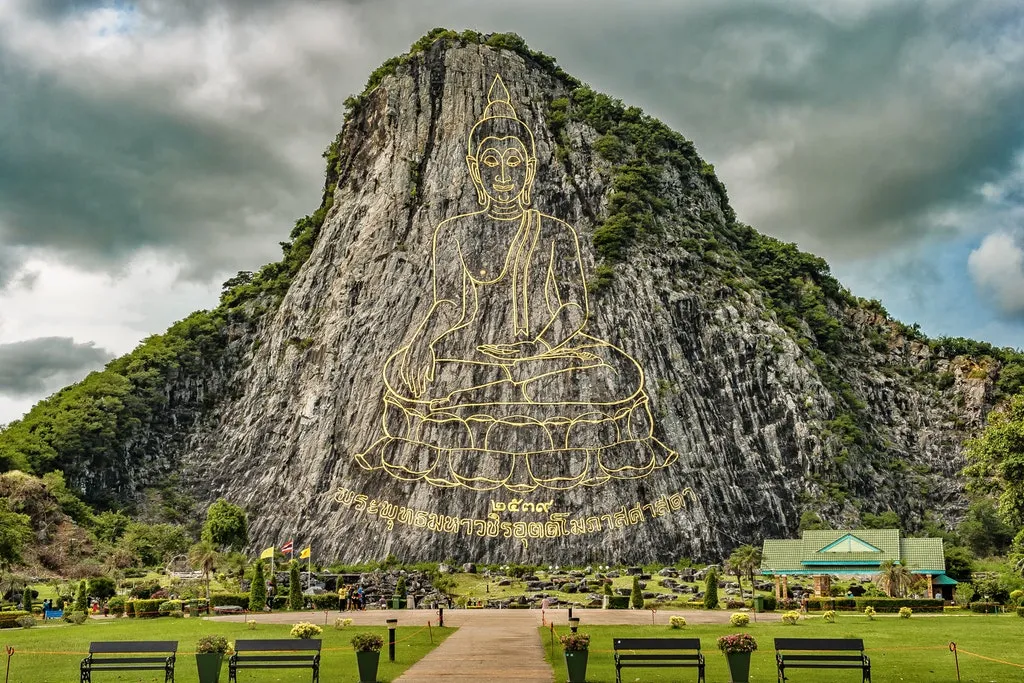 Khao Chi Chan or Buddha Hill, is a famous tourist attraction located in Sattahip