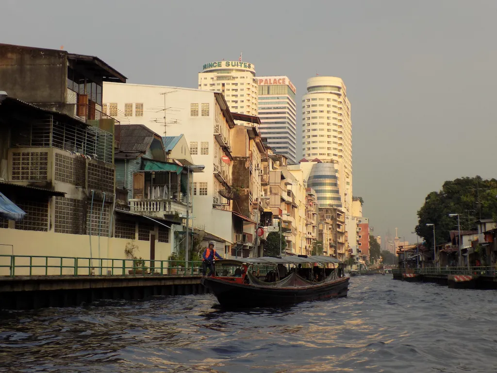 Khlong Saen Saeb canal in Bangkok