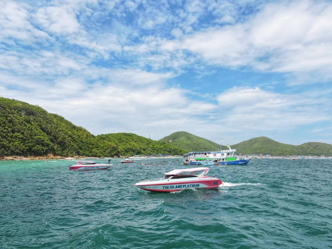Koh Larn, a small Thai island off the coast of Pattaya.