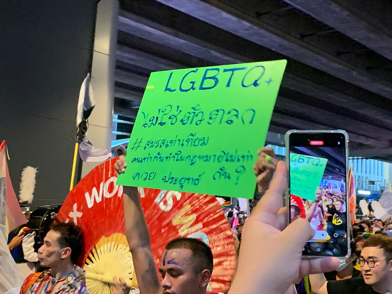 LGBTQ+ Pride celebrations in Bangkok.