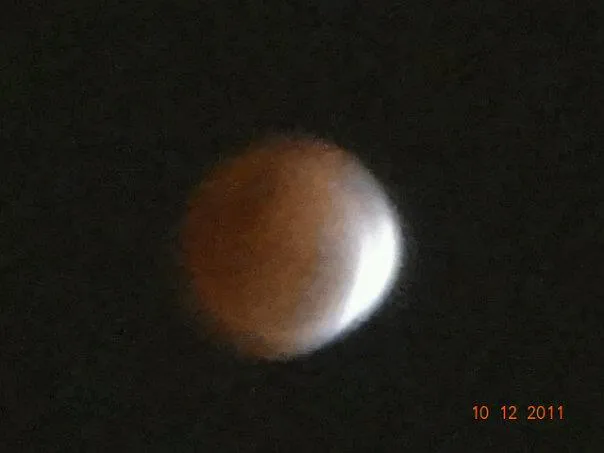 Lunar Eclipse in Thailand.