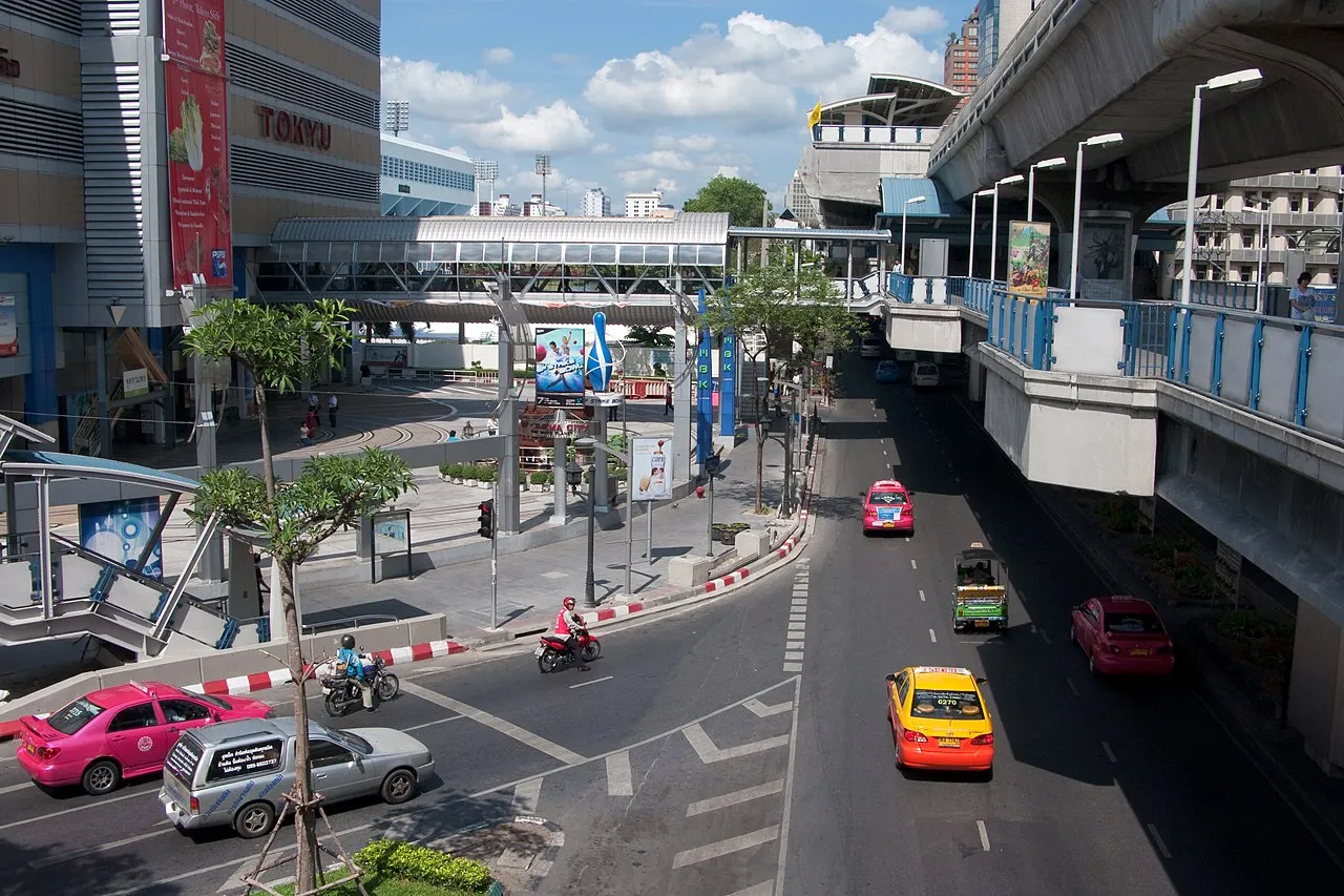MBK Center shopping mall in Rama 1 Road, Bangkok.