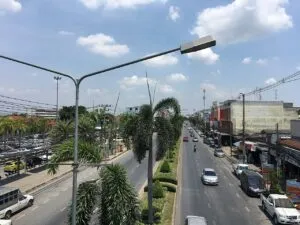 Maha Chakkapat Road in Chachoengsao