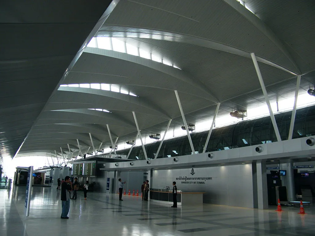 Interior of Makkasan Station, Bangkok