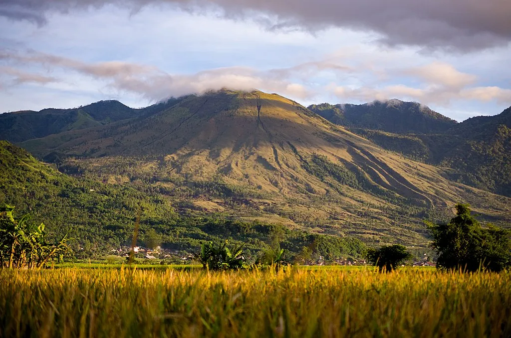 Mount Guntur in Western Java, Indonesia