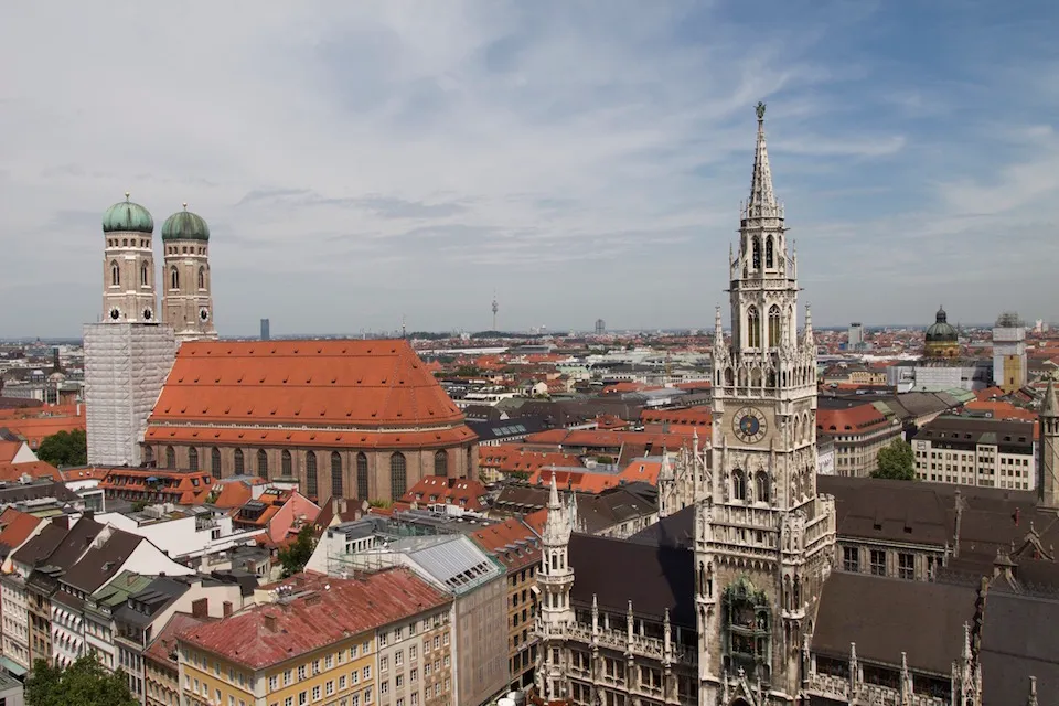 View of Munich in Germany