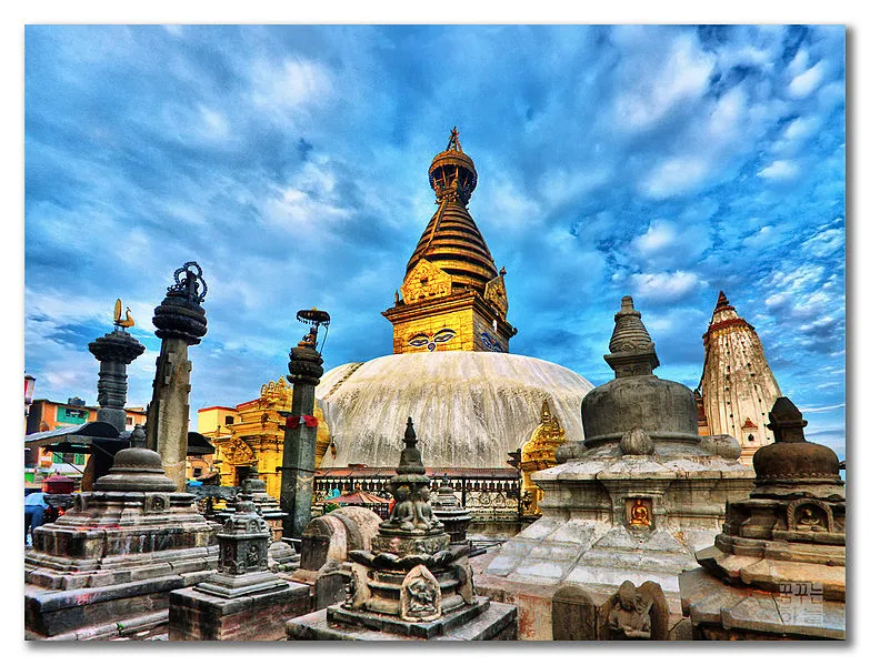 Swayambhunath in Kathmandu Valley, Nepal