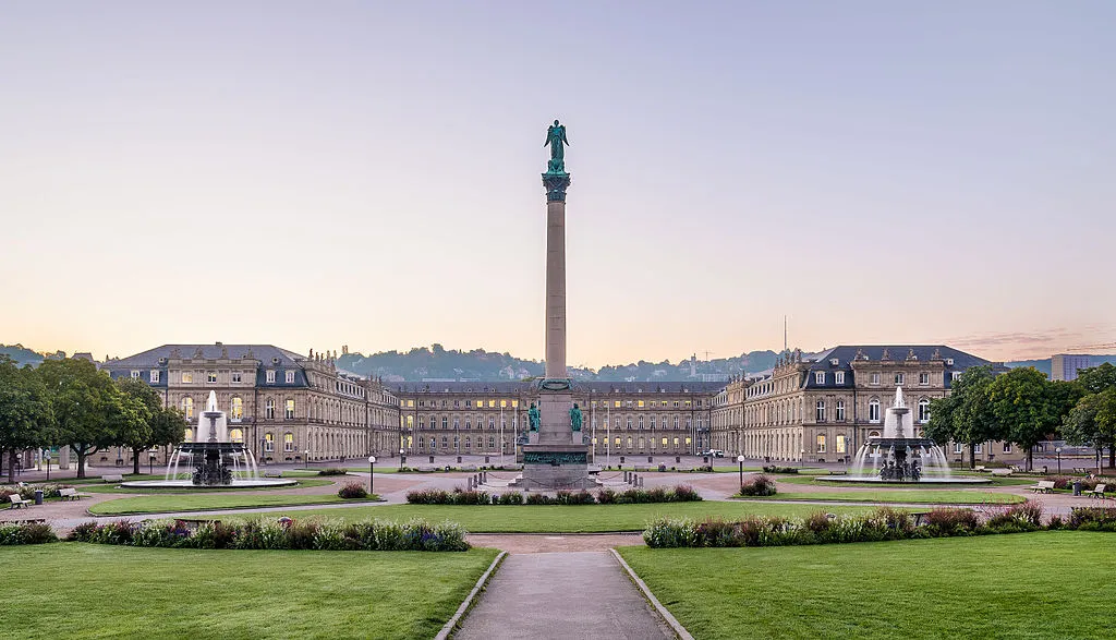 Neues Schloss (new palace) in Stuttgart, Germany