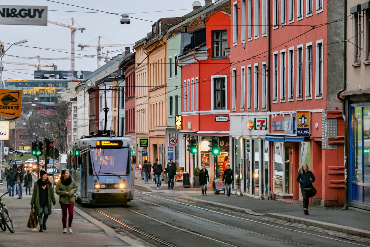 Grünerløkka in Oslo, Norway